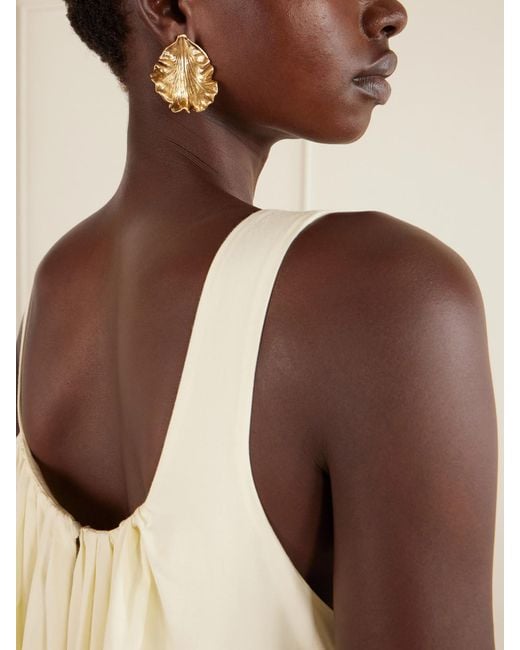 Cult Gaia Metallic Iris-Tone Earrings