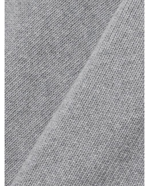 Another Tomorrow Gray Pullover Aus Einer Kaschmir-Wollmischung
