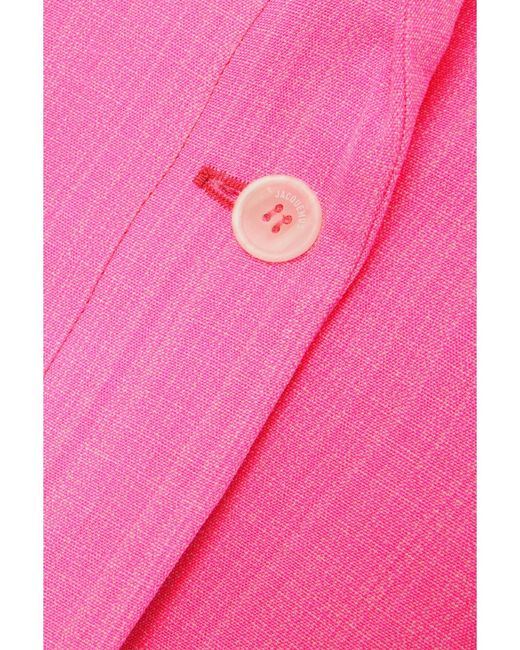 Jacquemus Pink 'La Robe Bari' Dress