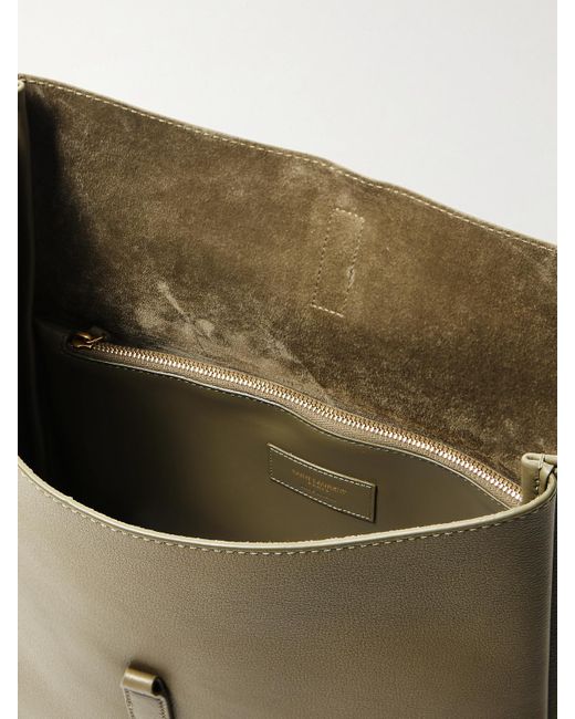 Saint Laurent Natural Le 5 À 7 Supple Große Schultertasche Aus Leder