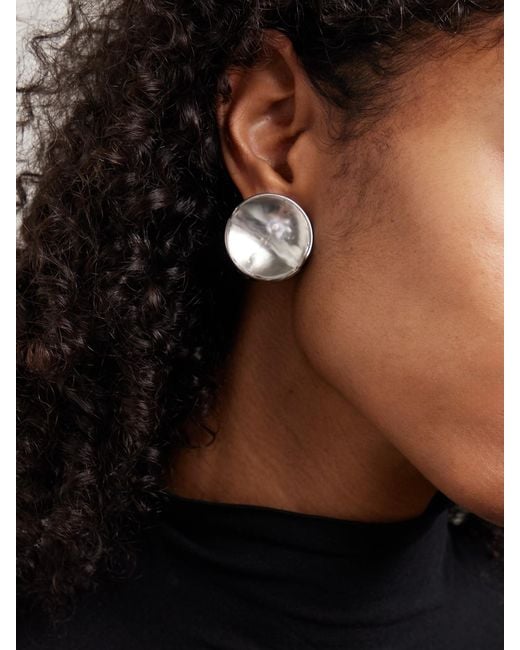 Alaïa Natural Sphere-Tone Crystal Earrings
