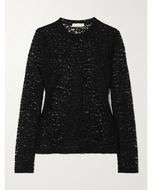 Ulla Johnson Black Anise Oberteil Aus Spitze