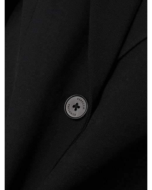 Rebecca Vallance Black Finley Crepe Blazer