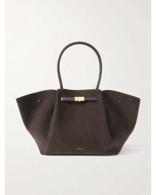 DeMellier London Black New York Large Suede Tote