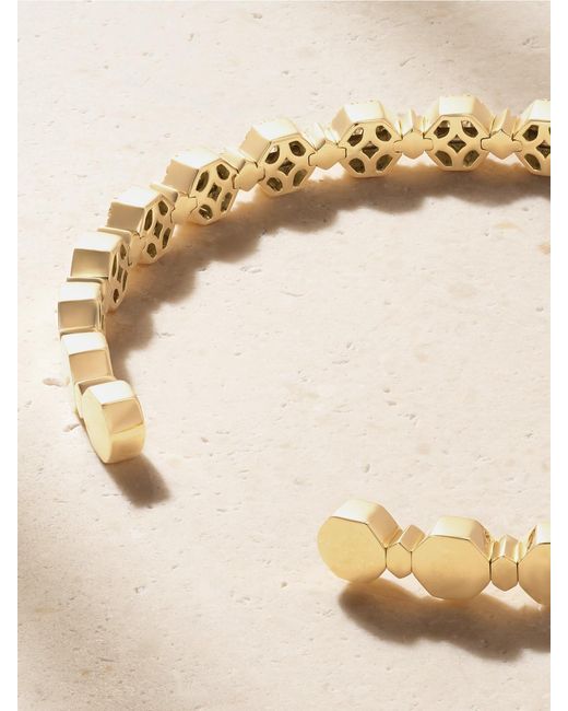 David Morris Natural Triolette 18-Karat Diamond Bangle