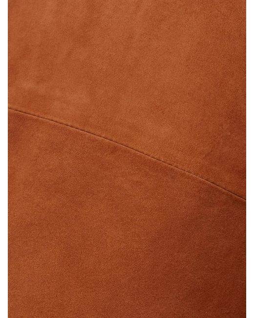 Pantalon Fuselé En Daim Darielle Isabel Marant en coloris Orange
