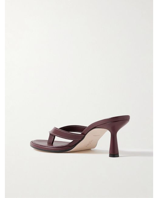 Aeyde Natural Daphne Leather Sandals