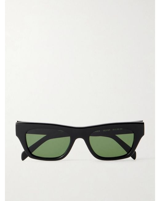 Matteau Green Voyager Square-Frame Acetate Sunglasses
