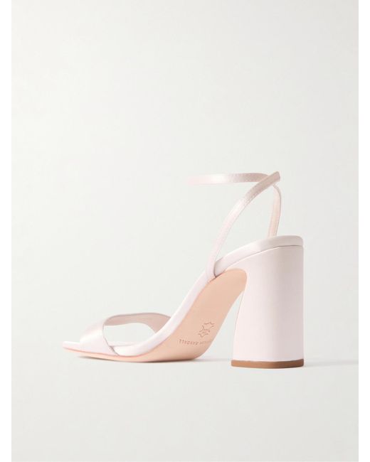 Loeffler Randall Natural Malia Satin Sandals
