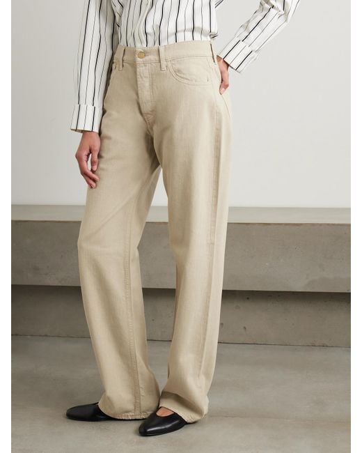 TOVE Natural Everly High-Rise Straight-Leg Organic Jeans