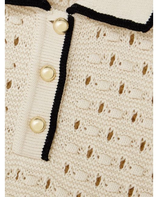 FRAME Natural The Bauble Polohemd Aus Baumwolle