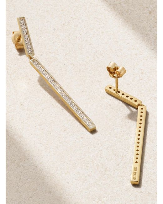 Mateo Natural 14-Karat Diamond Earrings