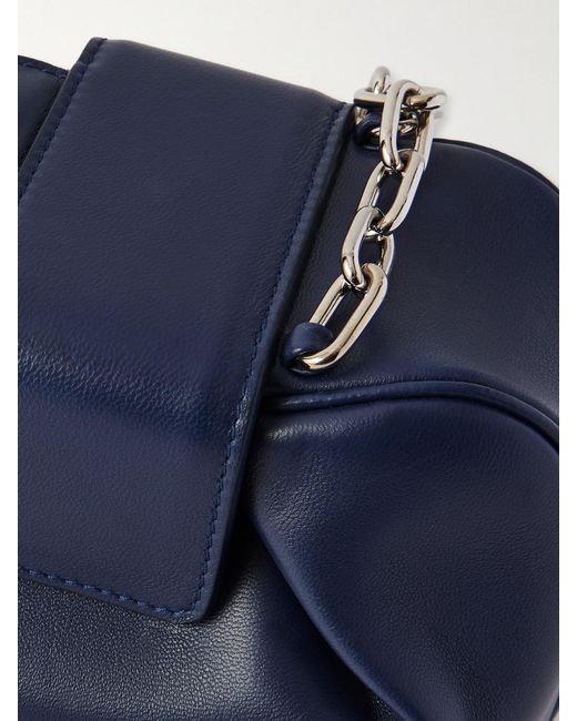 Gabriela Hearst Blue Soft Demi Leather Clutch