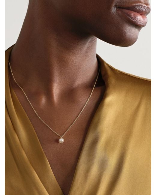 Melissa Joy Manning Natural 14-Karat Recycled, Pearl And Diamond Necklace