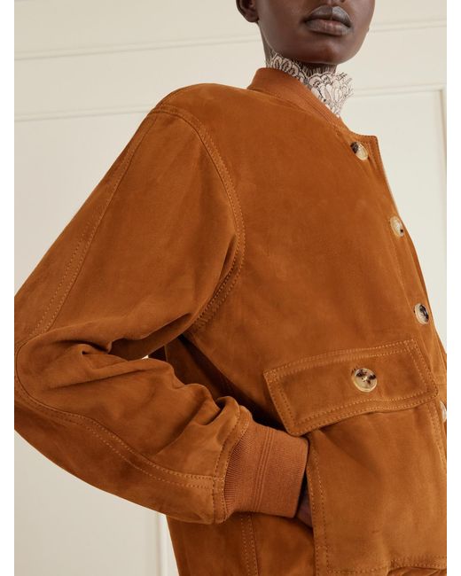 Valentino Garavani Brown Suede Jacket