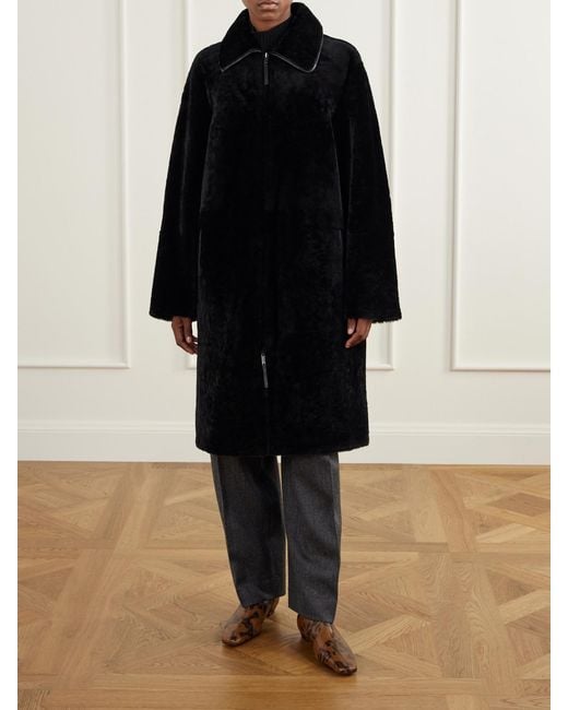 Joseph Black Caspian Shearling Coat