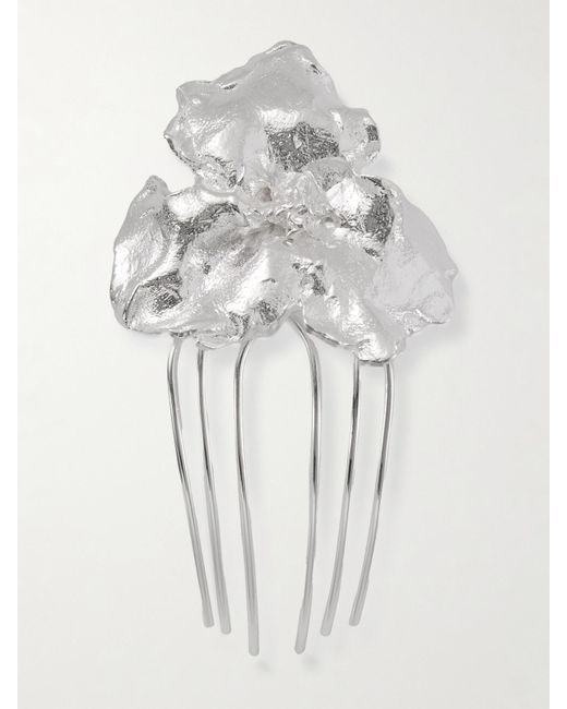 Completedworks White Versilberter Haarkamm