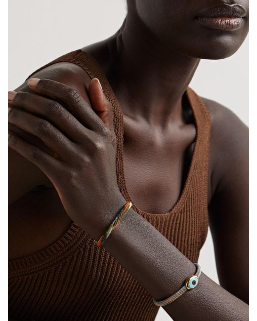 Ole Lynggaard Copenhagen Natural Life 18-Karat And Rope Bracelet