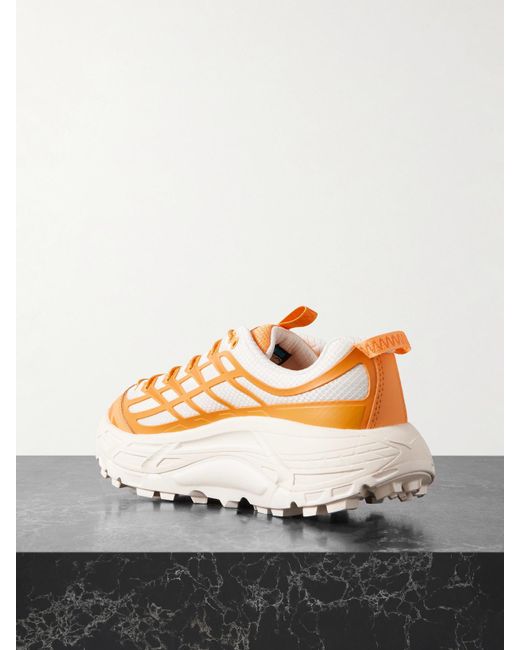 Hoka One One Gray Mafate Three2 Sneakers Aus Mesh Mit Gummibesätzen