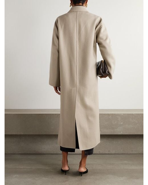 Kallmeyer Natural Constance Herringbone Wool-Blend Coat
