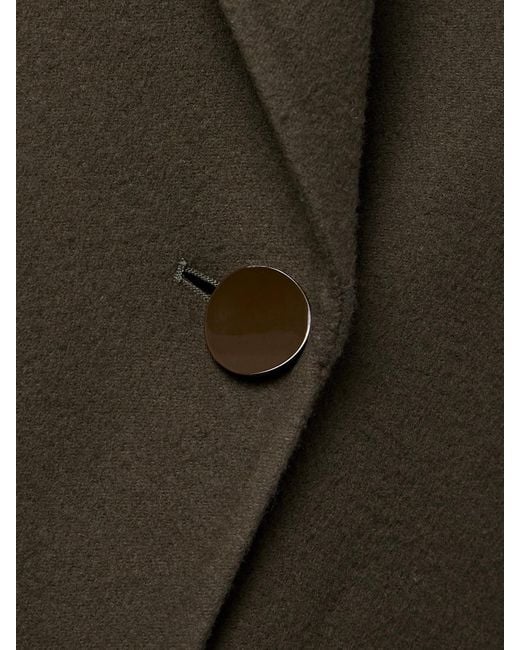 FFORME Green Carlson Double-Breasted Wool Coat