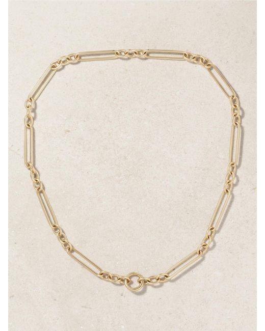 Lucy Delius Natural Trombone Link 14-Karat Necklace