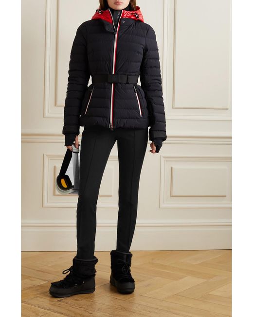 Moncler Black Sportivo Stirrup Ski Pants
