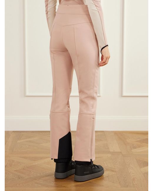 Moncler Natural Shell Straight-Leg Ski Pants