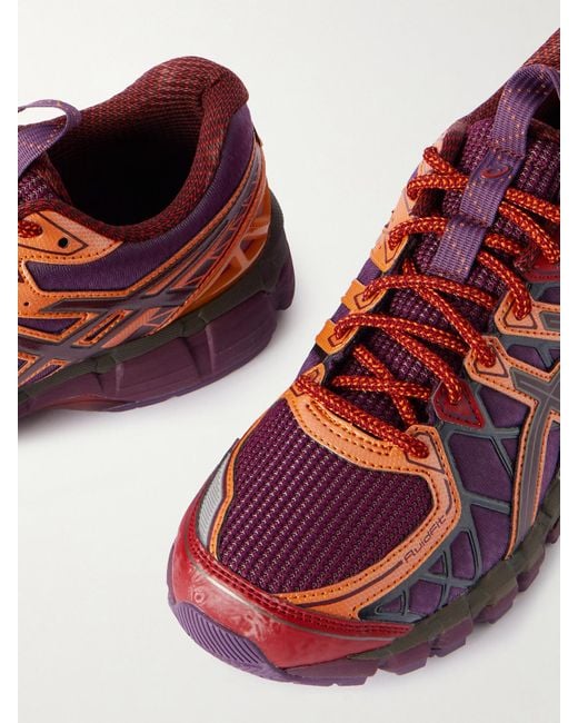 Asics Red Kiko Curation Ub10-S Gel-Kayano 20 Sneakers Aus Mesh Mit Gummibesätzen