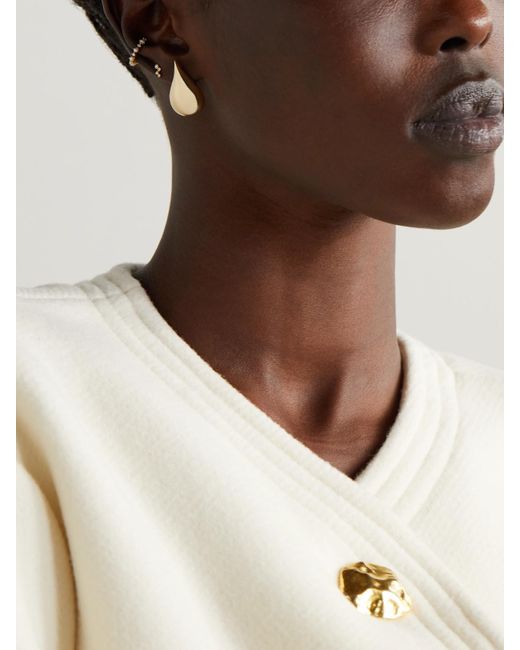 Mateo Natural Water Droplet 14-Karat Earrings