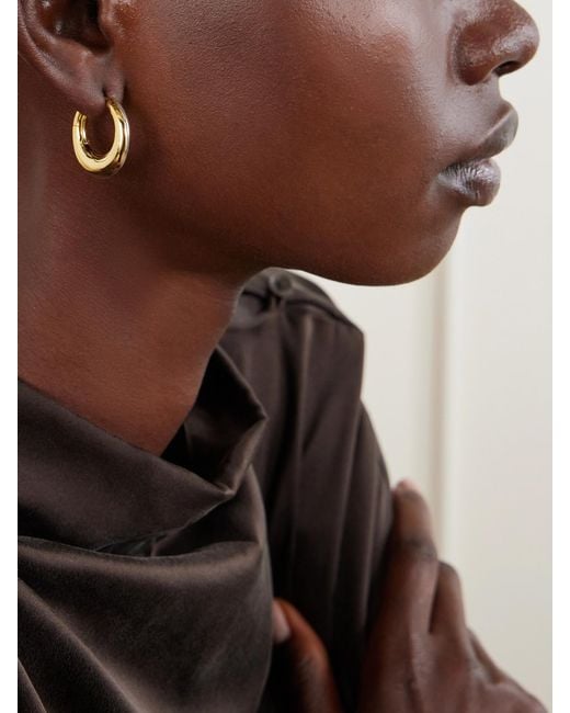 LIE STUDIO Metallic The Harper-Plated Earrings