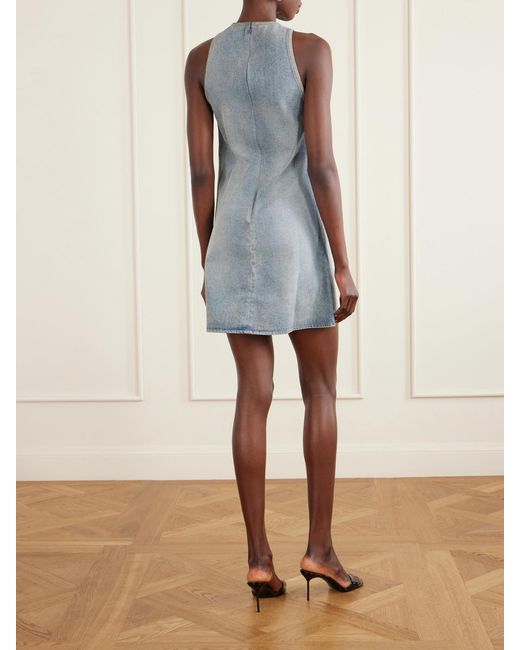 Courreges Blue Heritage Denim Mini Dress