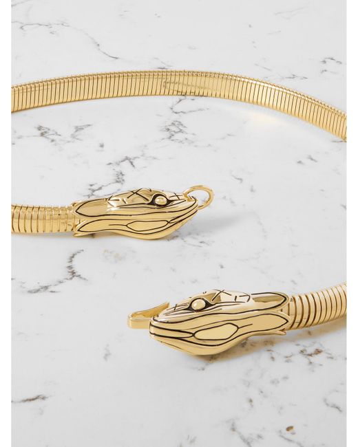 Chloé Natural Goldfarbener Gürtel