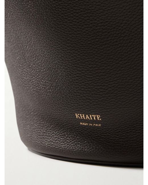 Khaite Black Lotus Kleine Tote Aus Strukturiertem Leder