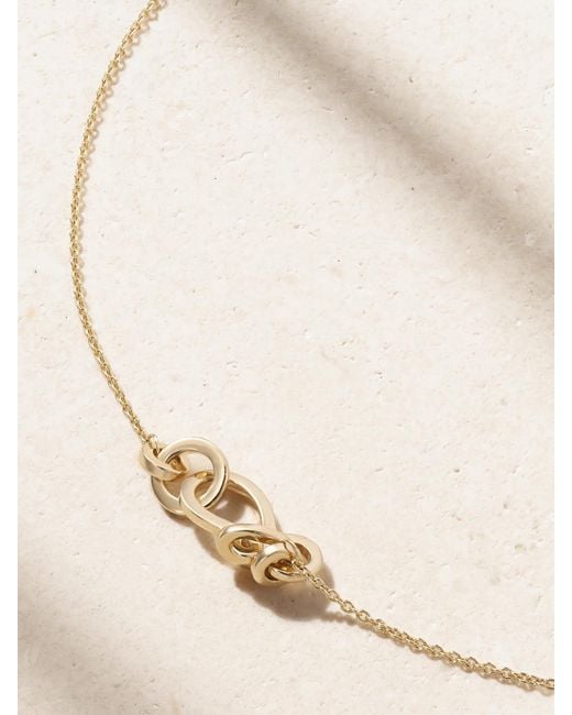 Sophie Bille Brahe Natural Luna 18-Karat Recycled Diamond Necklace