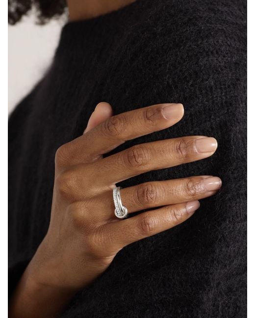 Spinelli Kilcollin Natural Cara Ring Aus Sterlingsilber Mit Diamanten