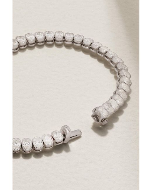 Anita Ko Natural 18-Karat Diamond Tennis Bracelet