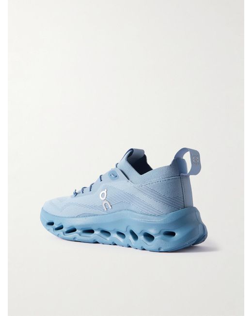 Loewe Blue On Cloudtilt Stretch Recycled-Knit Sneakers