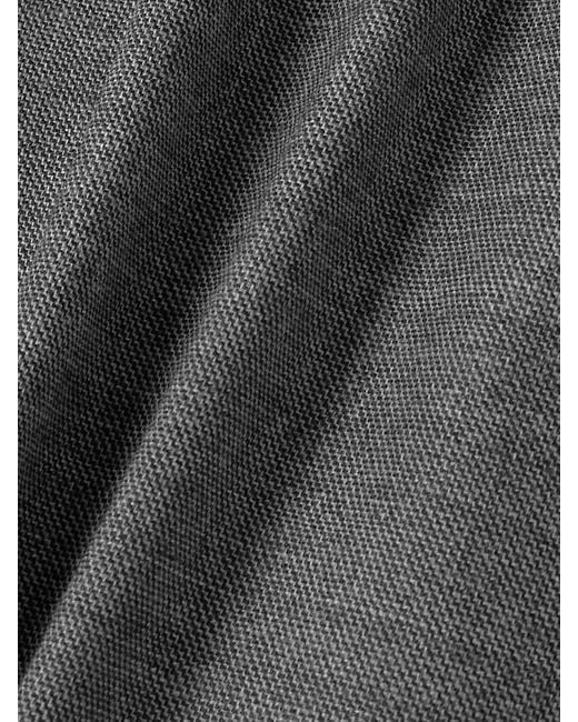 Brunello Cucinelli Gray Wool-Blend Blazer