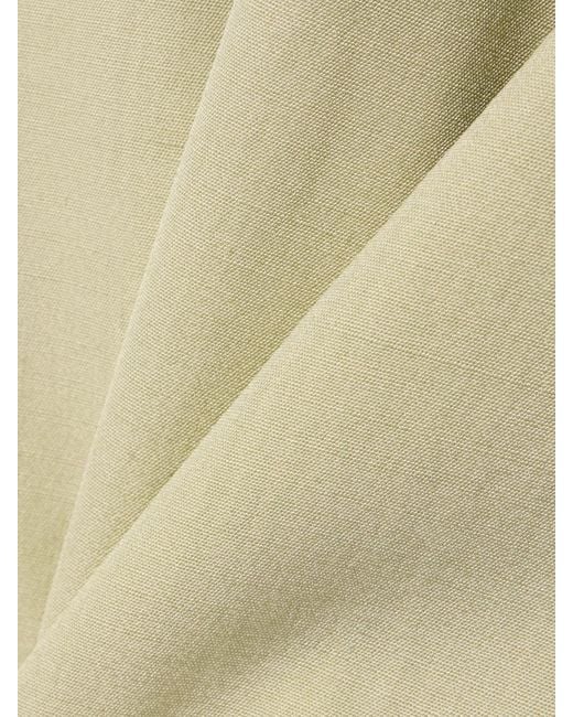 Jil Sander Natural Belted Woven Vest