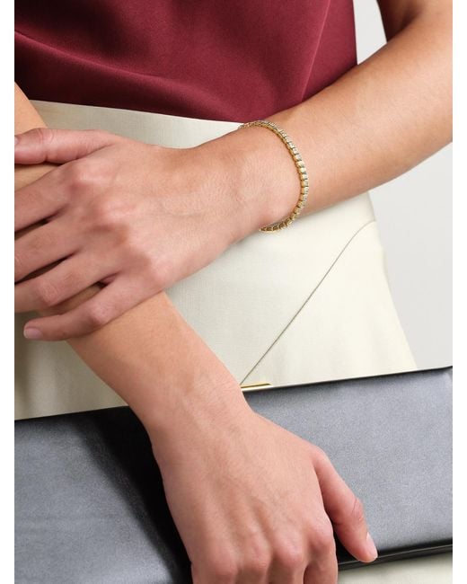 Anita Ko Natural 18-Karat Diamond Tennis Bracelet