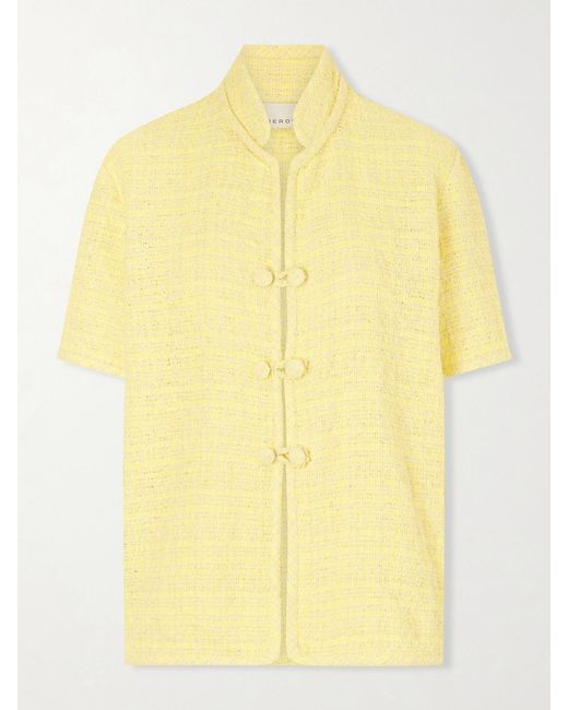 LIBEROWE Yellow Hetty Tweed Shirt