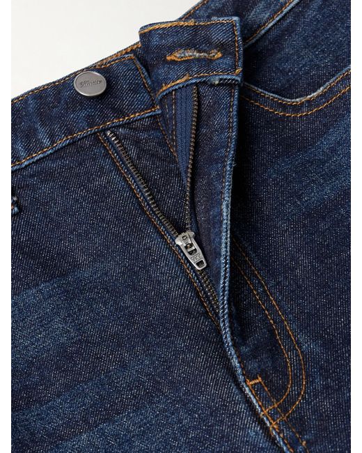 Khaite Blue Dane High-Rise Wide-Leg Jeans