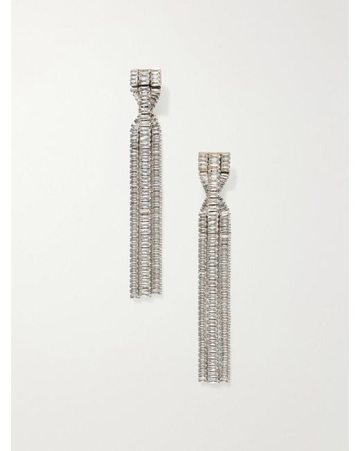 Isabel Marant Natural Cara-Tone Crystal-Embellished Earrings