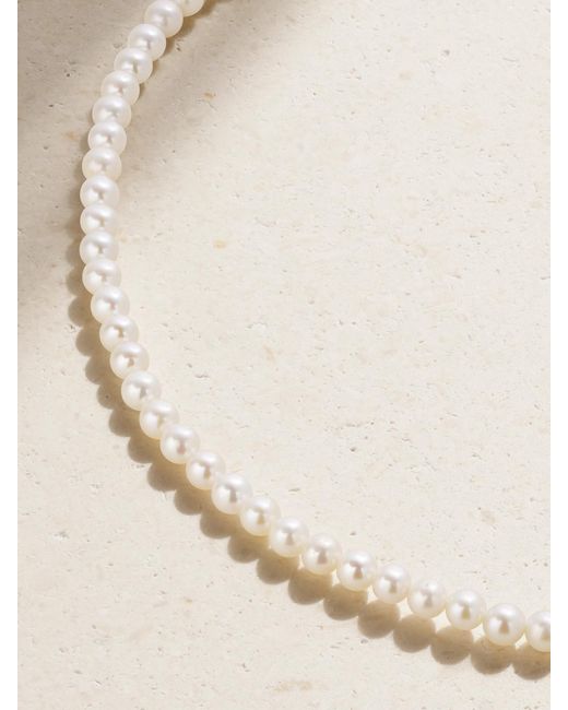 Mateo Natural 14-Karat Pearl Choker