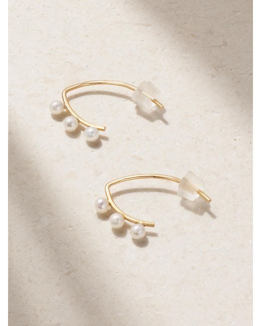 Melissa Joy Manning Natural 14-Karat Recycled Pearl Earrings