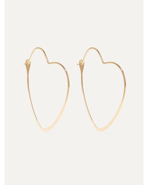 Melissa Joy Manning Metallic 14-Karat Hoop Earrings