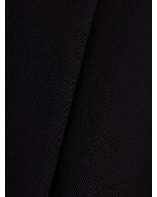 Pantalon Droit En Serge De Laine Hiram The Row en coloris Black