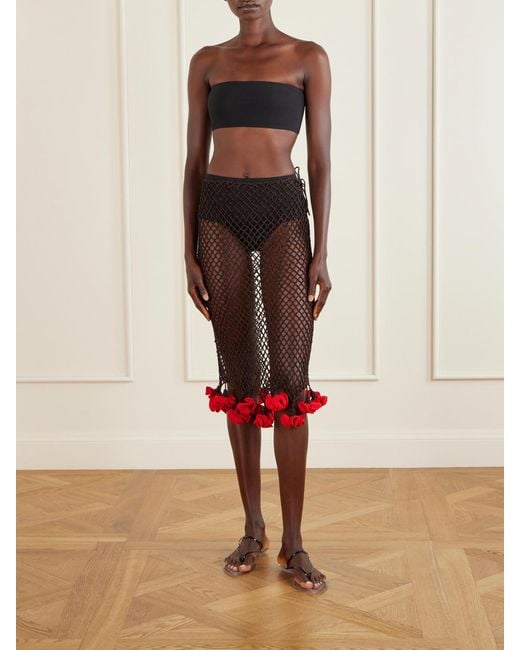 Alaïa Black Stretch-Jersey Bikini