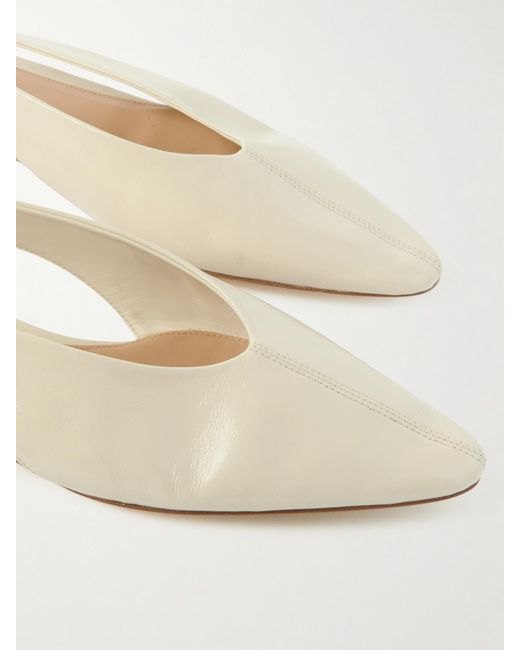 BOTTEGA VENETA 26S SLINGBACK FLATS IN BLACK CALFSKIN main image 0